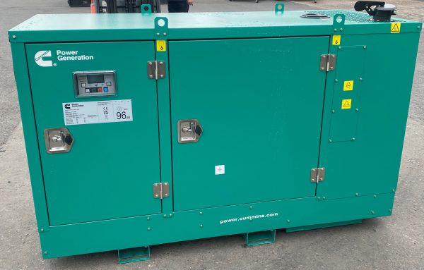 A green cummins generator
