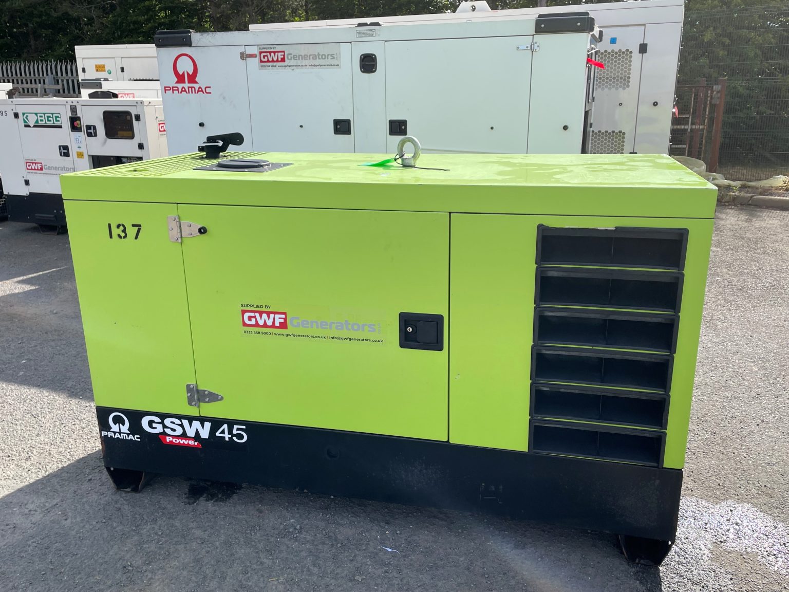 45y Pramac GSW 45Y Diesel Generator - Used (SOLD) - GWF Generators